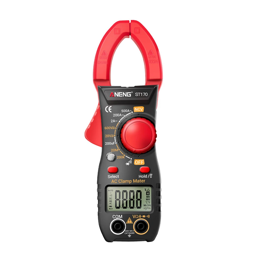ANENG ST170 Digital Clamp Meter | 1999 Counts AC Current NCV Tester - Image 5