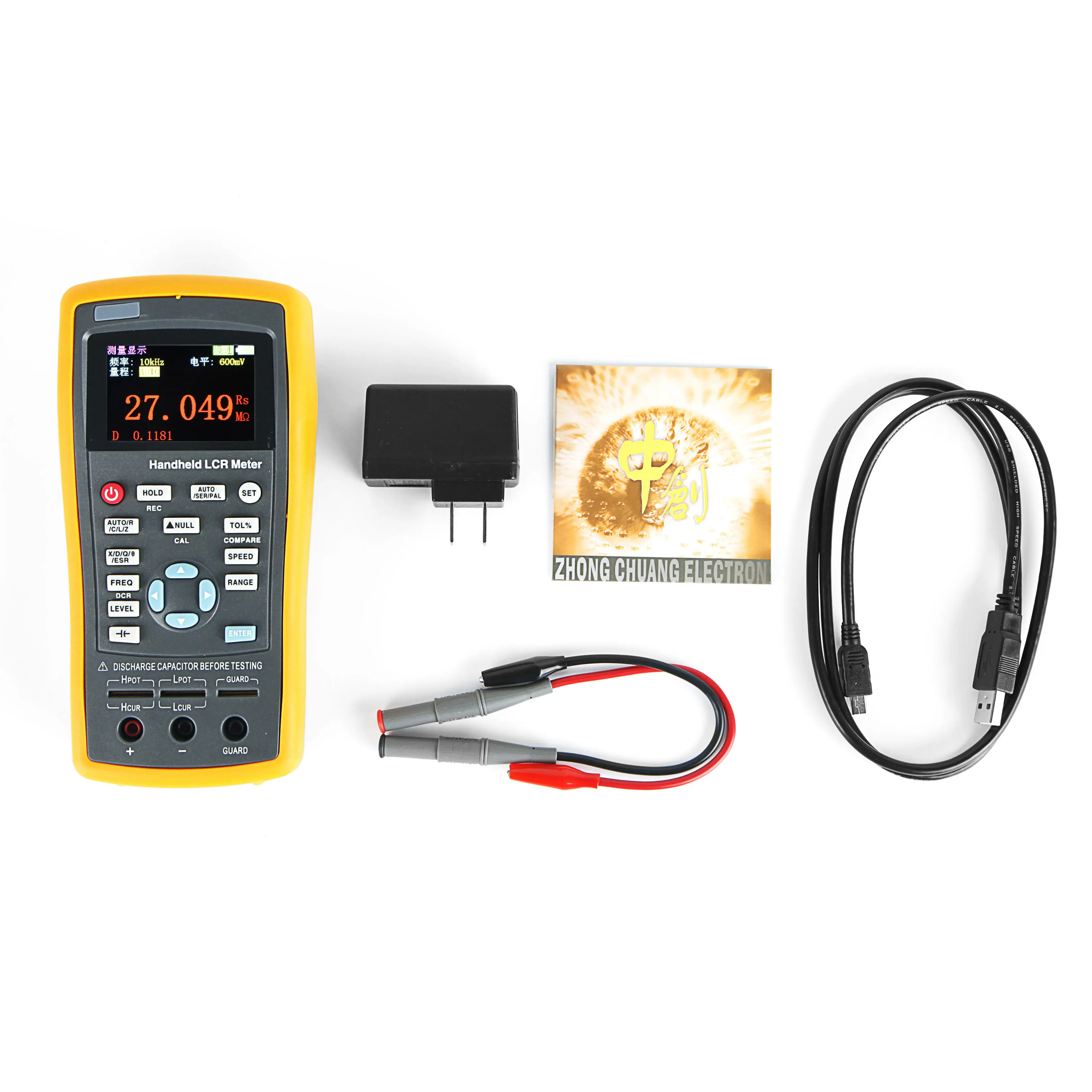 ET430B Digital LCR Meter | 10KHz Handheld Bridge | Capacitance Inductance Resistance - Image 2