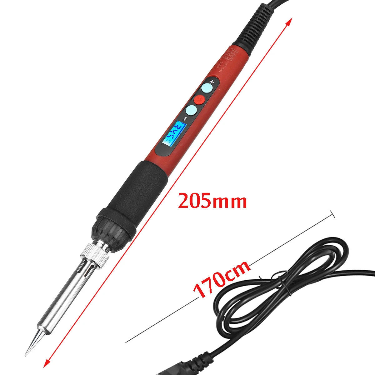 60W Electric Wood Burning Pen - 92pcs Adjustable Pyrography Tool with Soldering Iron Tips - Image 3