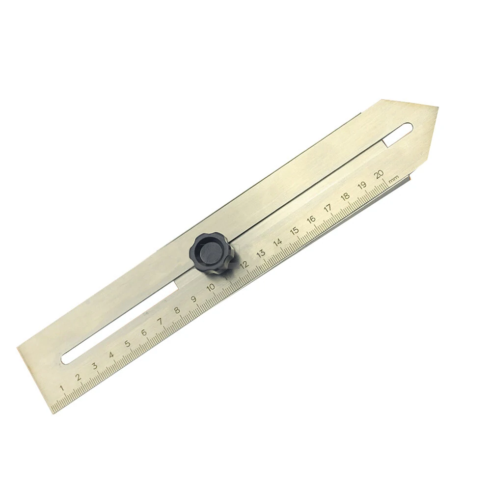 Stainless Steel Arrowhead Marking Ruler - Engraved Scale & Wear-Resistant - Image 2