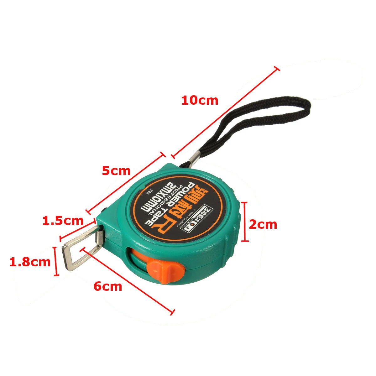 Retractable Measuring Tape 7.5m | PVC Tree Ruler for Gardening & Diameter - Image 4