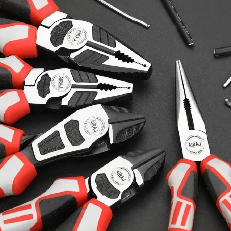 AIRAJ Multi-function Wire Cutter Pliers | Industrial Grade Wire Stripper & Crimper Tool - Image 5
