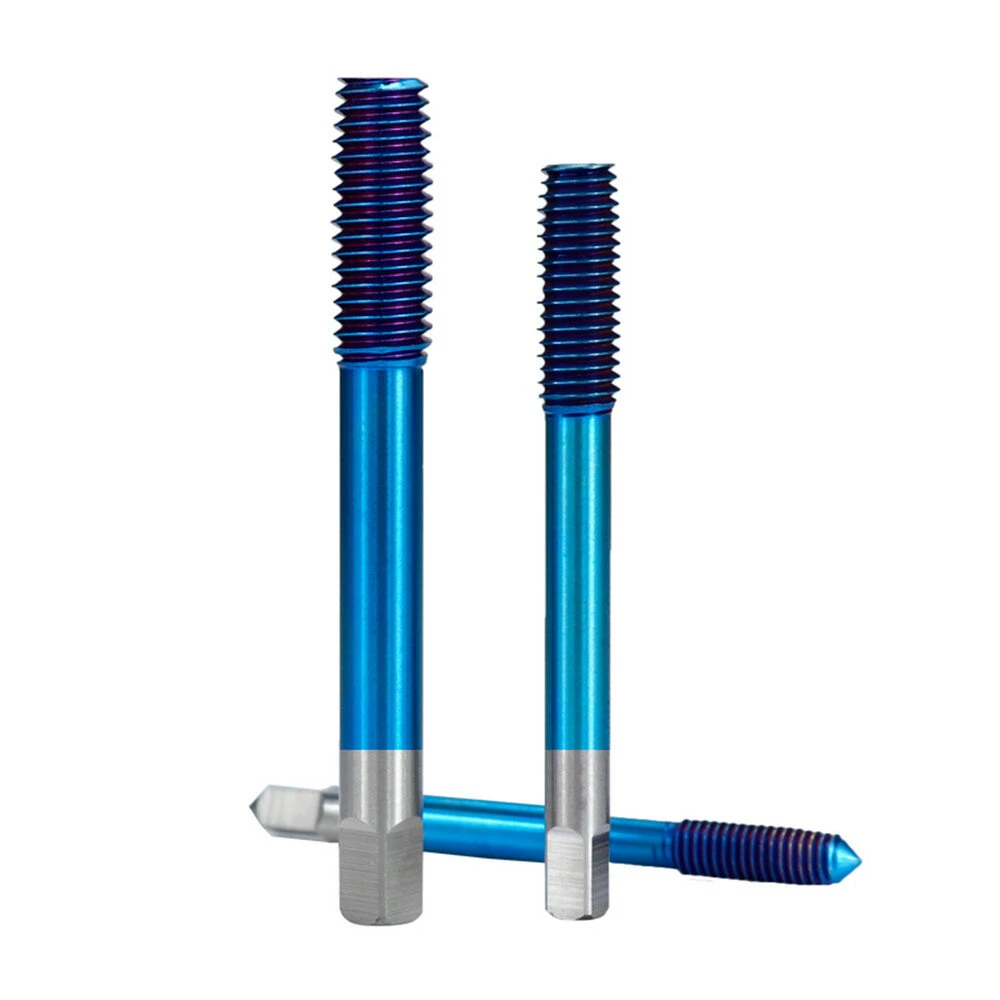 Blue Nano Fluteless Forming Machine Taps M2-M12 | HSS Thread Screw Tap Drill - Image 2