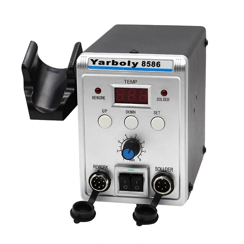 Yarboly 8586 2in1 Digital Soldering Station | Hot Air Gun & BGA Rework Tool - Image 3