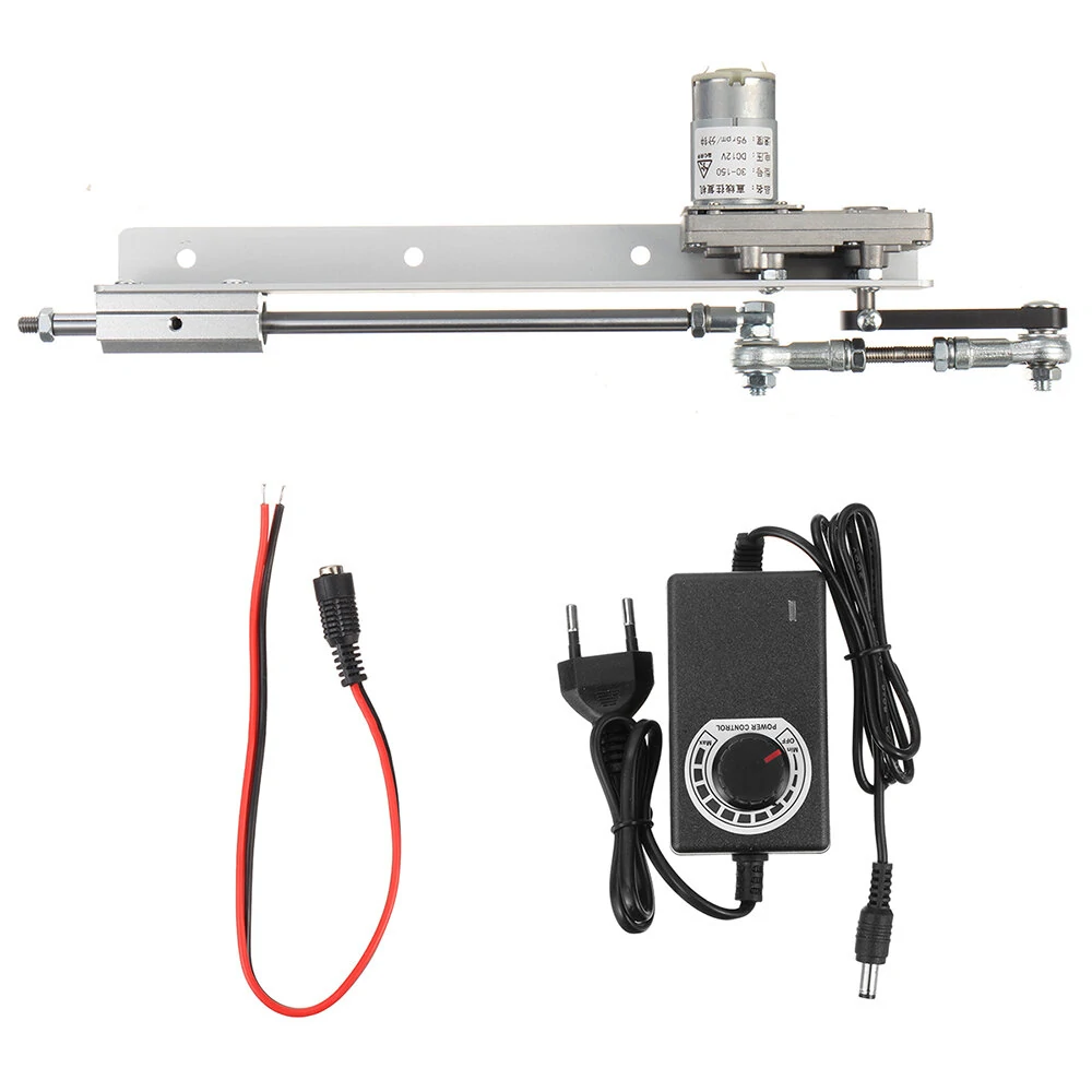 Machifit DC 24V Linear Actuator - 120RPM, 3-15CM Stroke, Speed Controller - Image 2