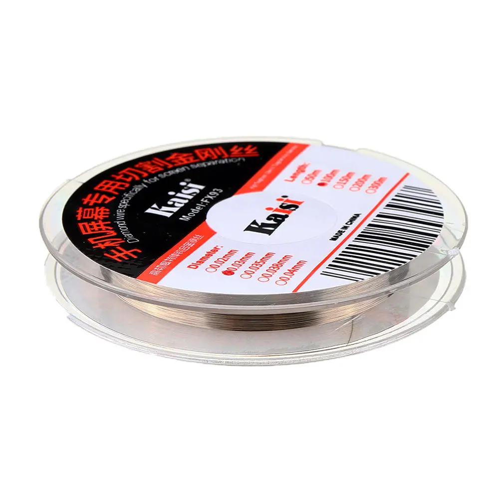 kaisi 0.03mm 100m Molybdenum Wire | LCD Screen Separator Repair Tool for Phone - Image 5