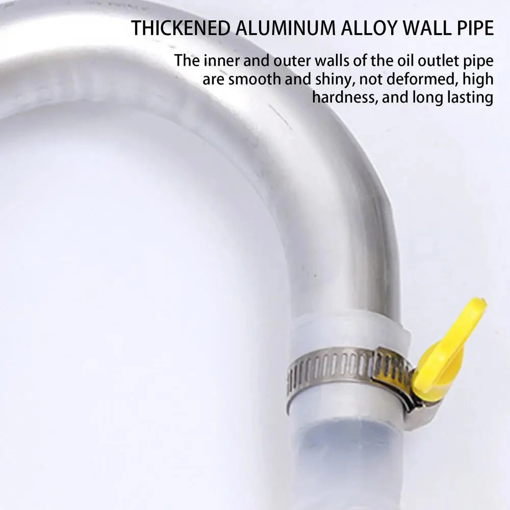 Aluminum Alloy Hand Crank Oil Extractor Pump - Portable Adjustable Tube - Automotive Fluid Transfer - Image 5