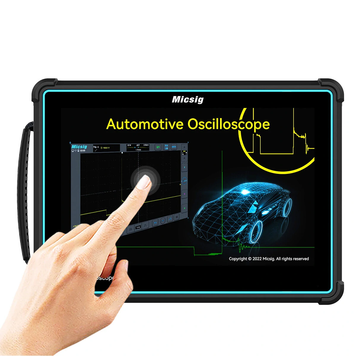 Micsig ATO2004 Digital Oscilloscope | 200MHz Automotive Portable - Touchscreen - Image 3