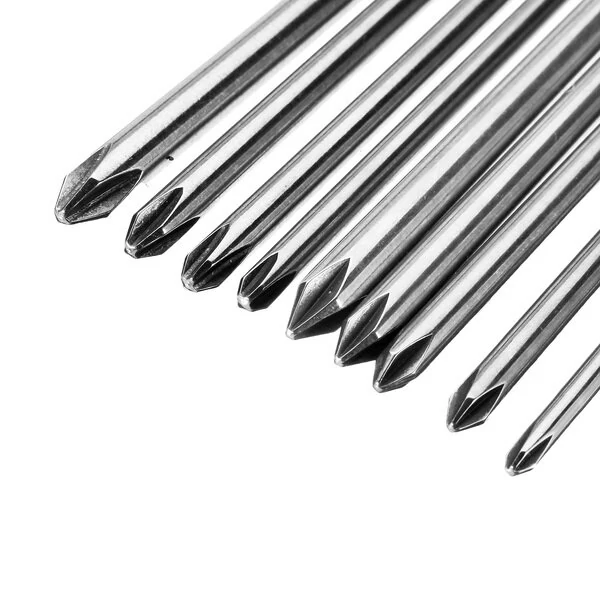 Broppe 9pcs 200mm Magnetic Hex Screwdriver Bits | Long Phillips & Slotted - Image 5