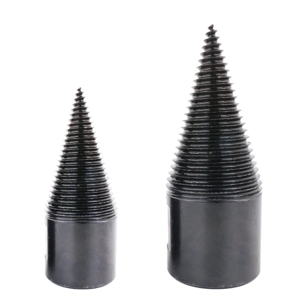 Steel Wood Splitting Drill Bit | 32/42mm Square/Round/Hex Shank | Woodworking Tool - Image 2