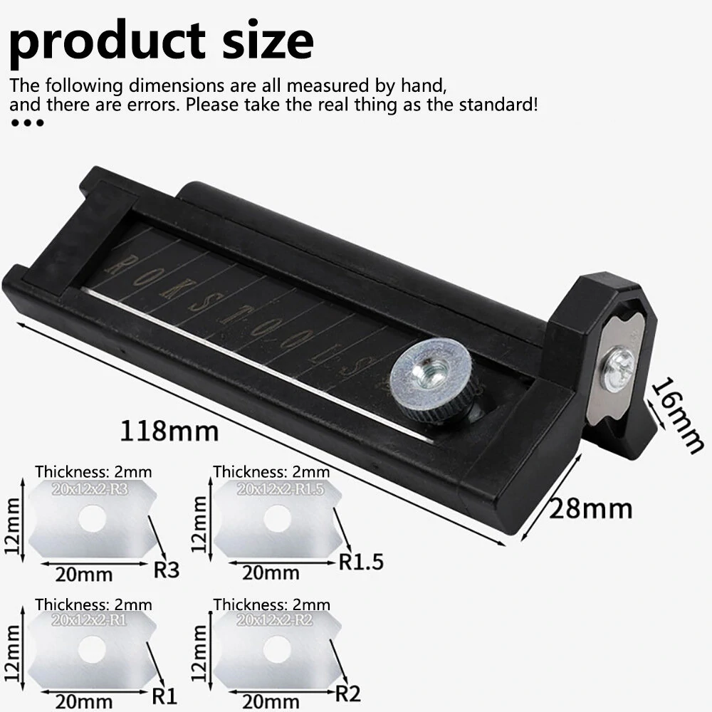 Steel Arc Manual Edge Planer | Wood Trimmer for Beveling & Scraping | Tungsten Cutter - Image 2