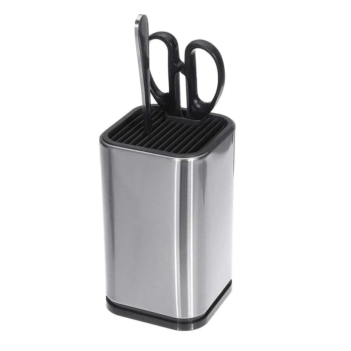 Stainless Steel Knife Holder Stand - 6 Inch Chef Knife Set Block Insert Rack - Image 4
