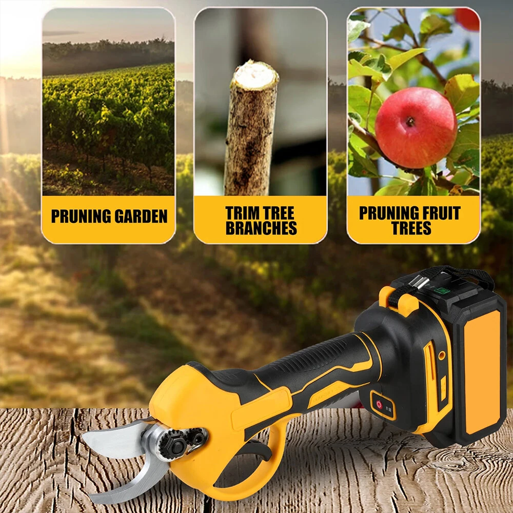 30mm Brushless Rechargeable Pruning Scissors | Wireless Electric Tool for Gardening - Image 2