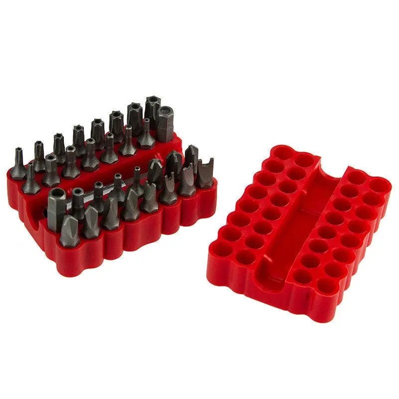 TORQ Torx Hex Star Spanner Tri Wing Screwdriver Bit Set - 33pcs Magnetic Holder Security Tamper Proof - Image 2
