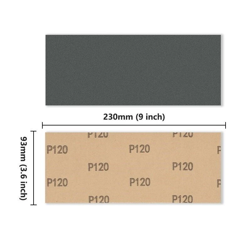 60pcs Silicon Carbide Sandpaper Sheets | Wet Dry Sanding | 15 Grit Levels | Wood Metal Automotive - Image 4