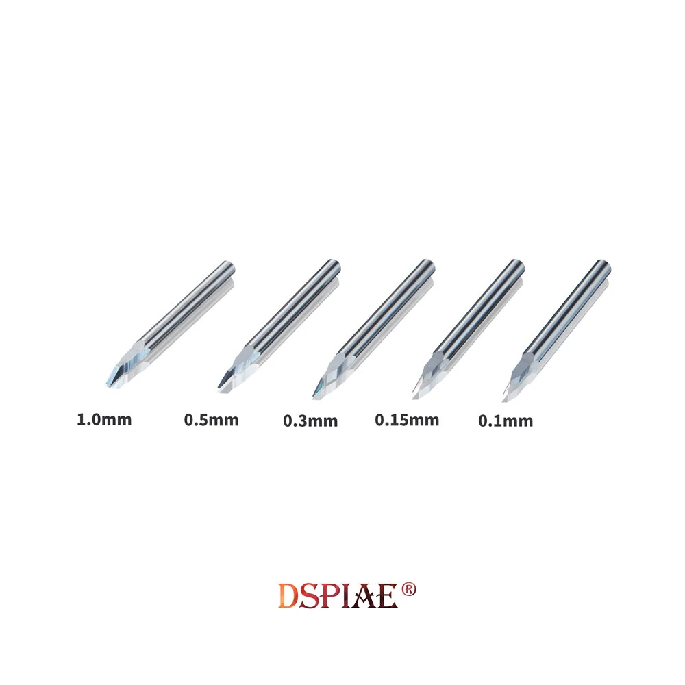 Push Broach Set - 5 Tungsten Steel Heads 0.1mm to 1.0mm | Aluminum Alloy Handle - Image 4
