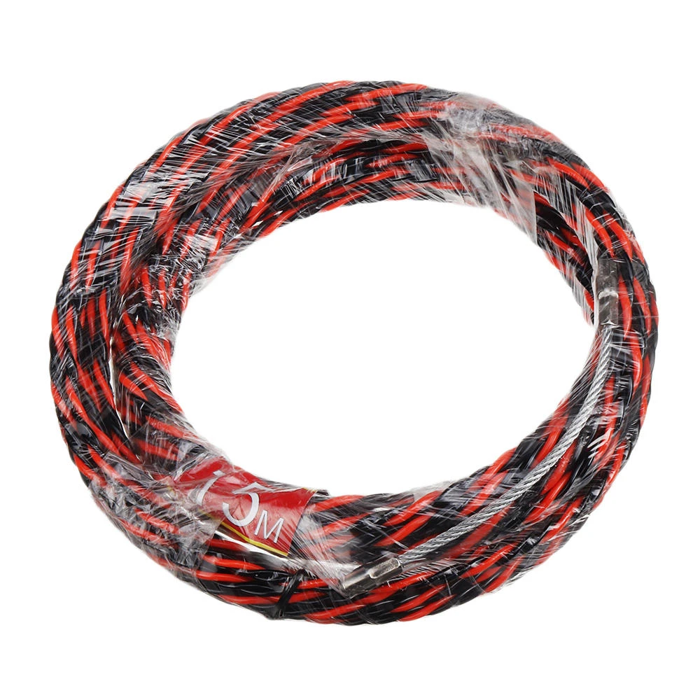 Electric Spiral Cable Push Puller - 5-50m Fish Tape Wire Guide | Conduit Snake Rodder - Image 5