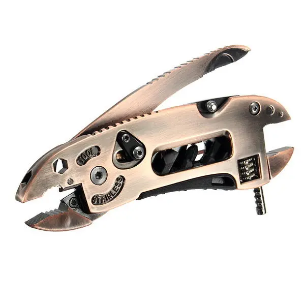 DANIU Bronzed Multitool Set - Adjustable Wrench, Screwdriver & Pliers - Image 2