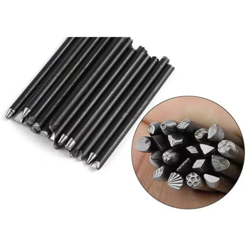 DIY Crafts Tool Steel Punches Set - 20Pcs Flower Punch Stamp for Jewelry Making - Image 3
