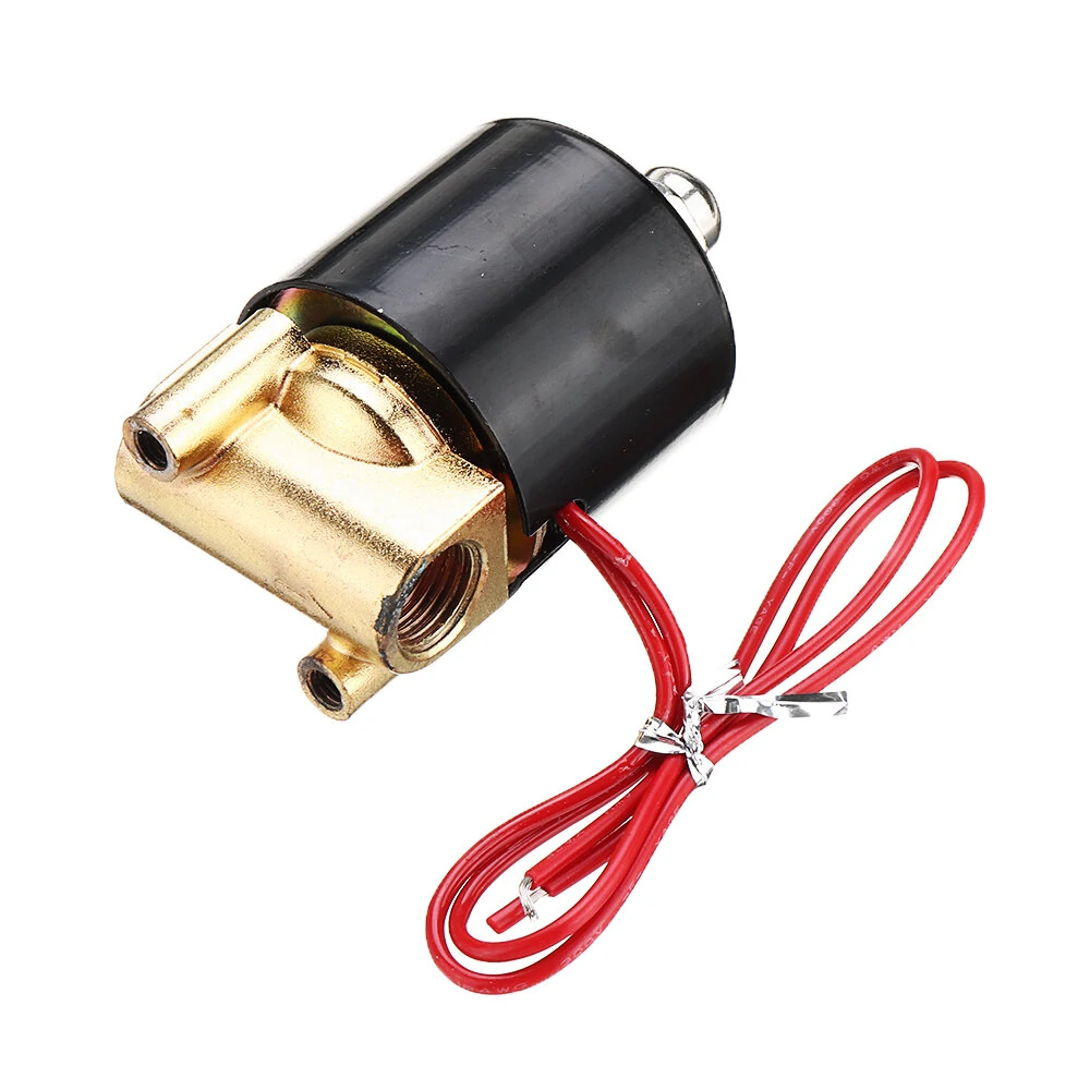 LAIZE DN8 1/4 NPT Brass Solenoid Valve - AC 220V/DC 12V/24V - Water Air Fuel - Image 5