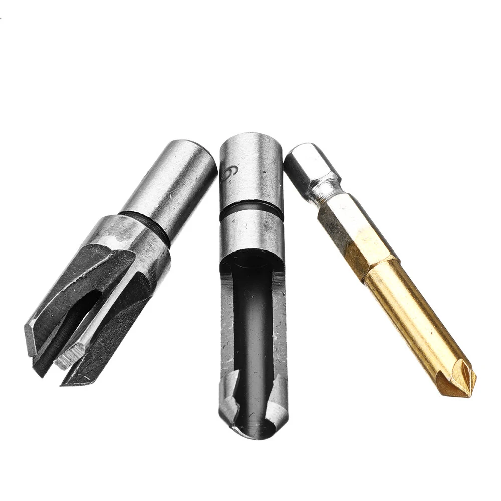 Drillpro 14pcs Chamfer Countersink Drill Bit Set | Wood Plug Cutter for Woodworking - Image 3