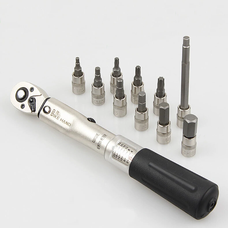 BIKEHAND YC-617-2S Bicycle Torque Wrench & Allen Key Tool Set | Professional Bike Repair Kit - Image 2