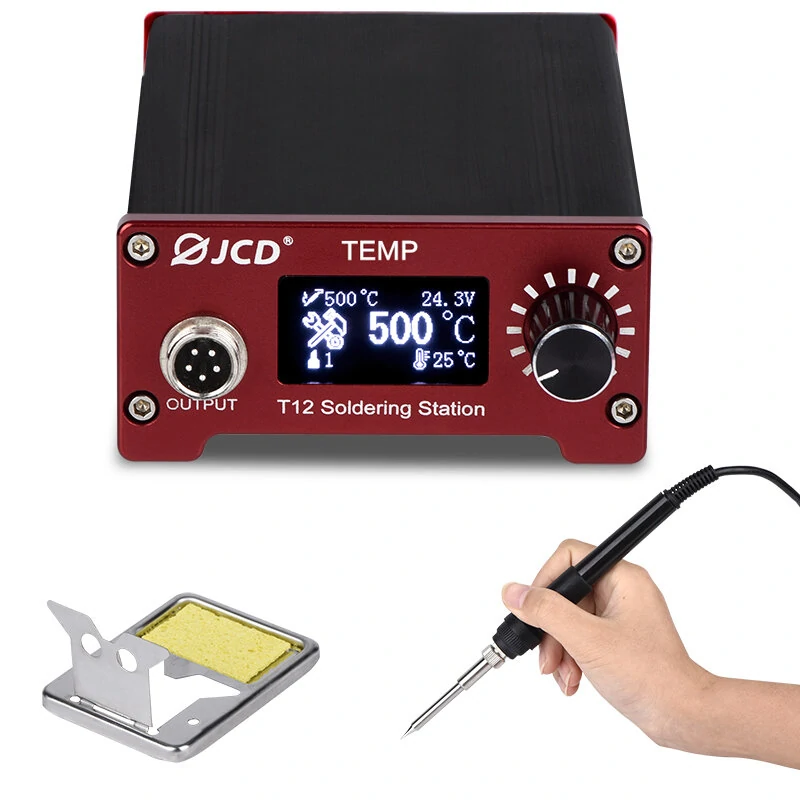 JCD T12 DIY Soldering Station Kit | Digital Display & Adjustable Temperature - Image 2