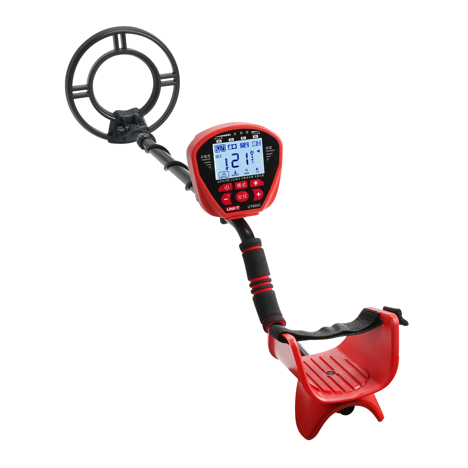 UNI-T UT660C Metal Detector - IP67 Waterproof, LCD Display, 4+1 Modes - Image 2