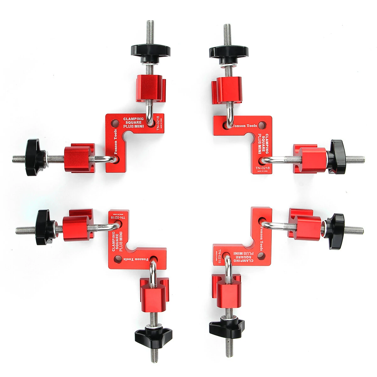 ENJOYWOOD 4-Piece 90 Degree Right Angle Clamp - Mini Woodworking Clamping Square - Image 4