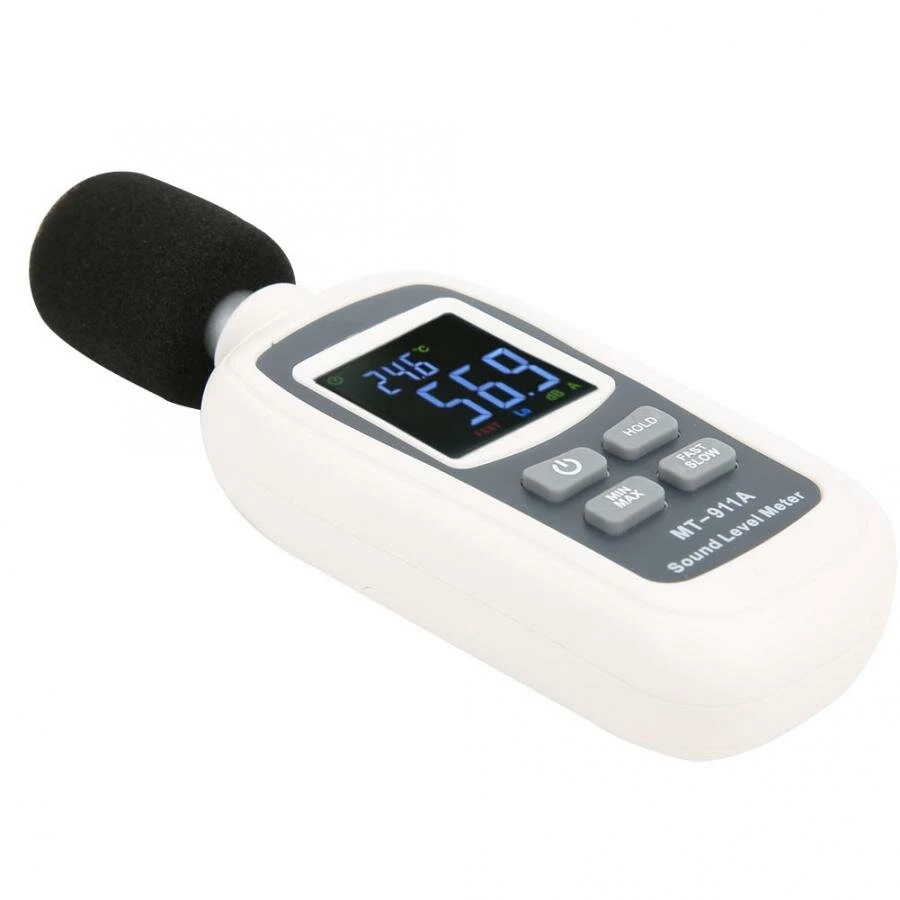 FLUS MT-911A Sound Level Meter | 35-135dB Digital Noise Tester with LCD Backlight - Image 3