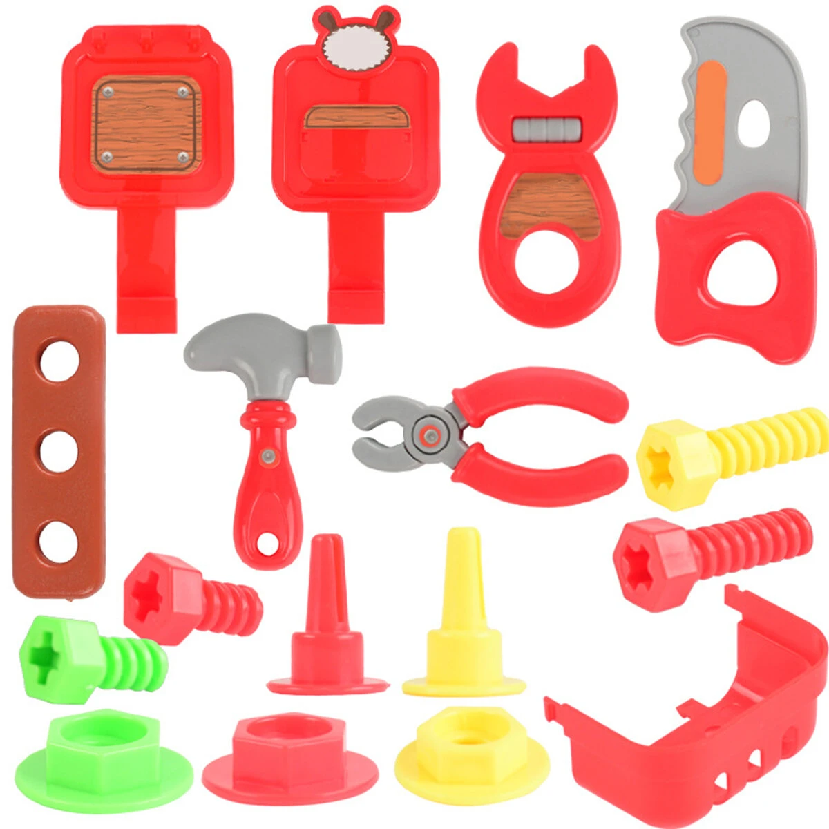 Children's Play Toolbox Set - Simulation Repair Tool Kit for Kids - Image 2