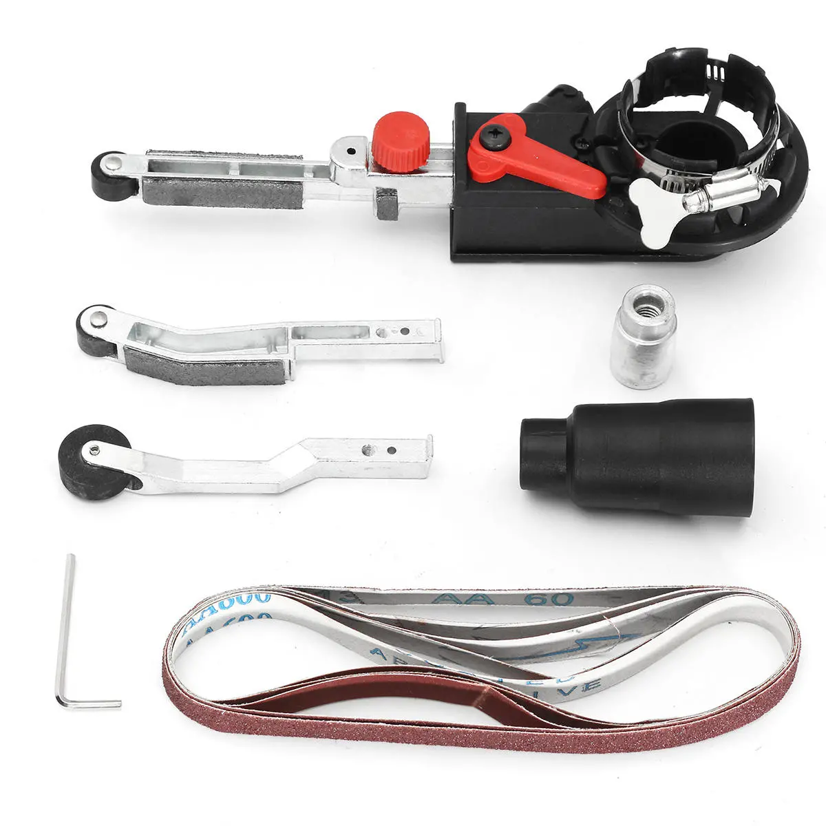 Drillpro Mini Belt Sander Attachment | For 5/8 Inch Angle Grinder | Sanding Belt Adapter - Image 2