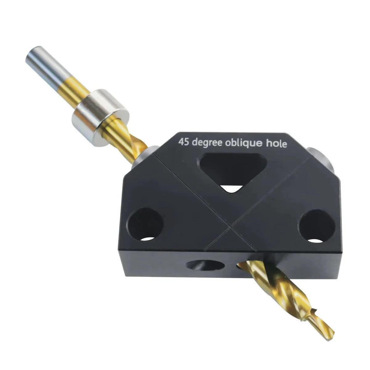 Pocket Hole Jig Kit - 45° Angle Locator & Drill Guide for Woodworking Joinery - Image 5