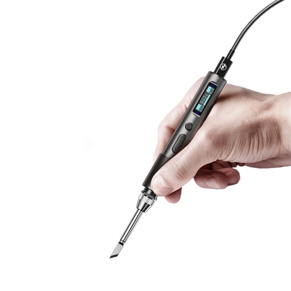 T65 Smart Soldering Iron - 65W Fast Heating & Adjustable Temperature 150-450°C | PD+QC Charging - Image 5