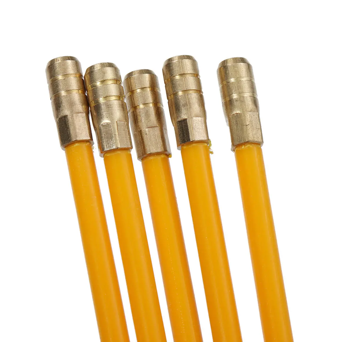 10Pcs 6mm x 1M Fiberglass Wire Puller Rod | Electrician Fish Tape Duct Cable - Image 3