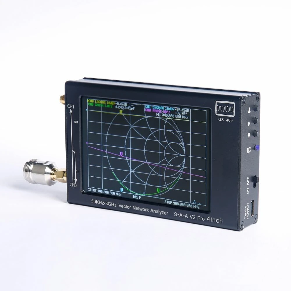 NanoVNA V2 3GHz Vector Network Analyzer | 4 Inch LCD Display | HF VHF UHF Antenna Analyzer - Image 3