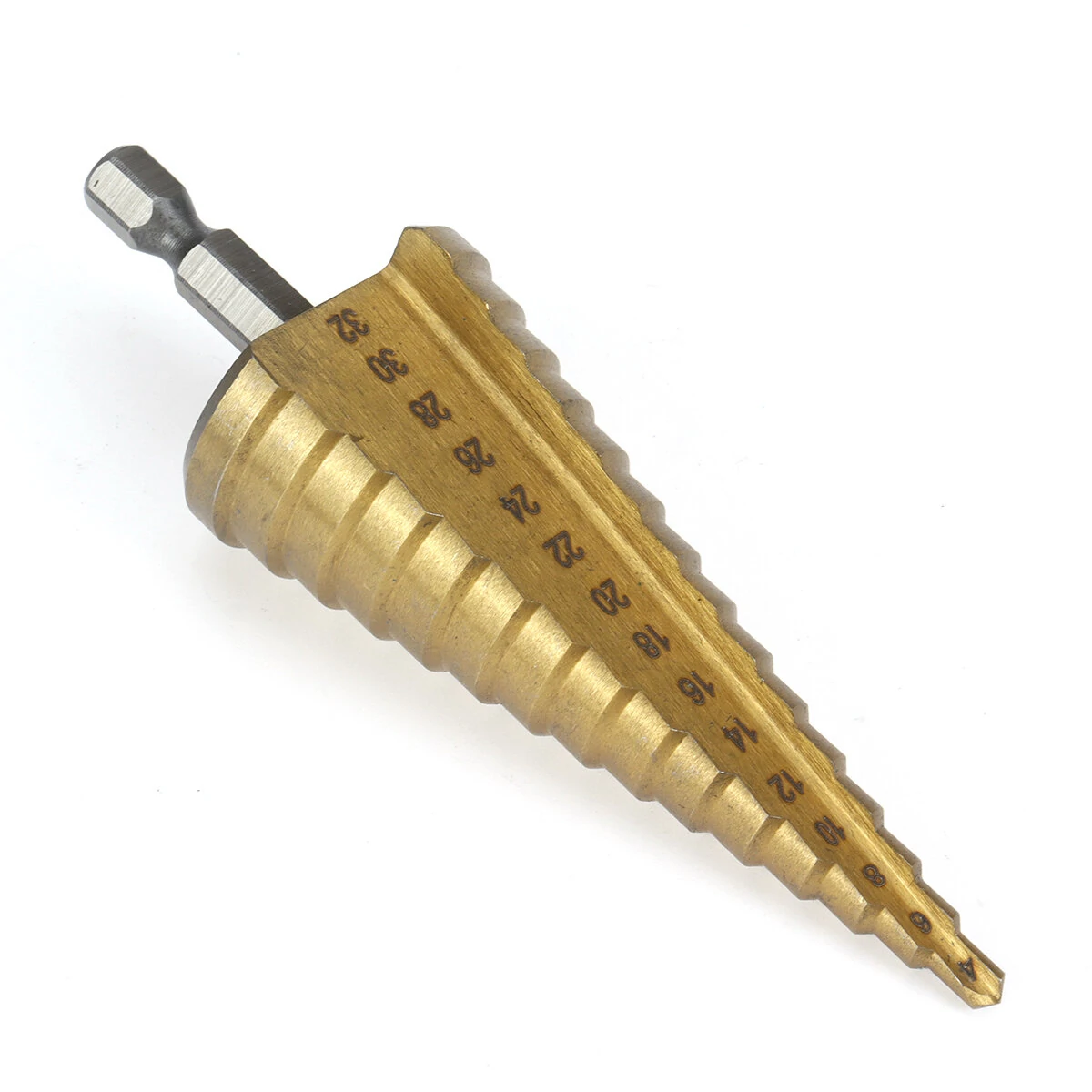 HSS Titanium Coated Step Drill Bit Set - 3 Piece 4-32mm | For Metal Wood Plastic - Image 3