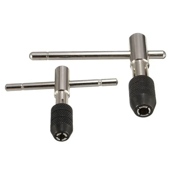 M5-M8 M6-M12 T Handle Tap Wrench | Adjustable Chuck Type Hand Tool - Image 3