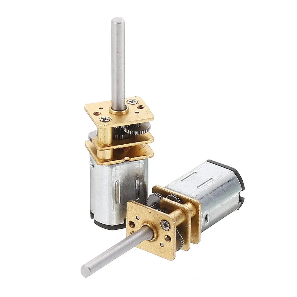Machifit 20MM-N20 DC Gear Motor - 6V 30rpm / 12V 100rpm - Metal Gearbox - Image 3