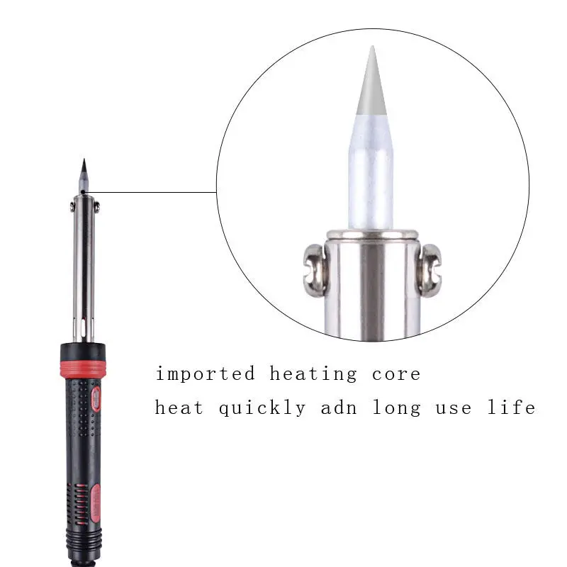 60W Digital Soldering Iron Kit with LED Light | PCB Welding Tool | US/EU Plug - Image 4