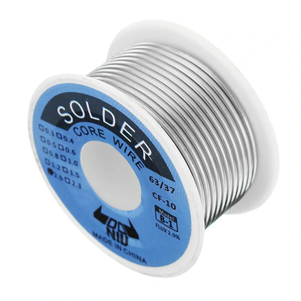 DANIU 63/37 Tin Lead Solder Wire | 100g Reel, 2% Flux, 0.5-2mm - Image 4
