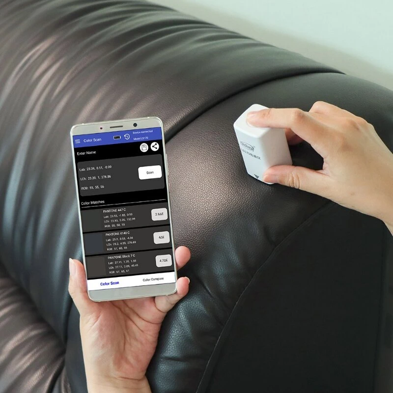 LS170 Portable Colorimeter - 8mm Color Analyzer with Mobile App | Precise LAB Tester - Image 4