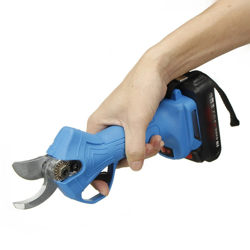 21V Cordless Electric Pruning Shears - 30mm Branch Cutter | Rechargeable Battery - Image 2