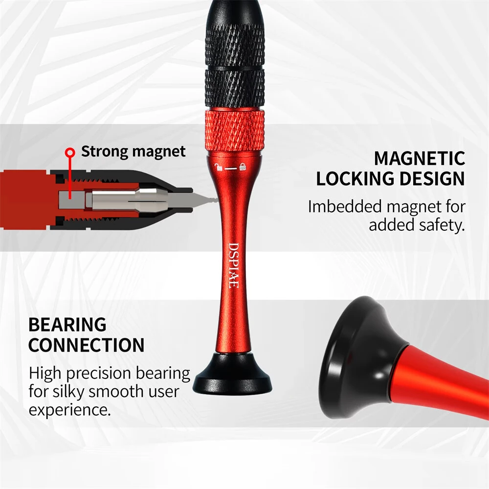 DSPIAE AT-SHD Precision Aluminum Hand Drill Set | Tungsten Steel Bits for Model Crafting - Image 5