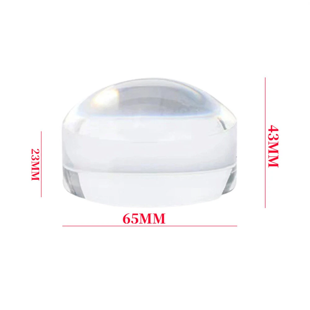 10X High Magnification Desktop Reading Magnifier | 65mm Acrylic Lens & Paperweight - Image 5