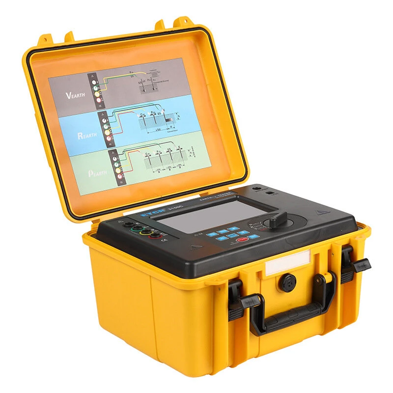 ETCR3100C Bluetooth Soil Resistivity Tester - 9000KΩ 30KΩ Digital Ground Meter - Image 2