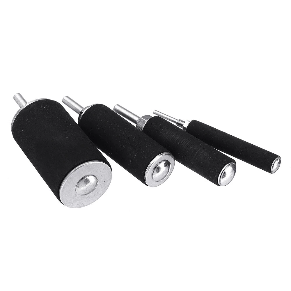 20Pcs Sanding Drum Kit - 80/120 Grit Rubber Mandrels for Drill Press Woodworking - Image 5