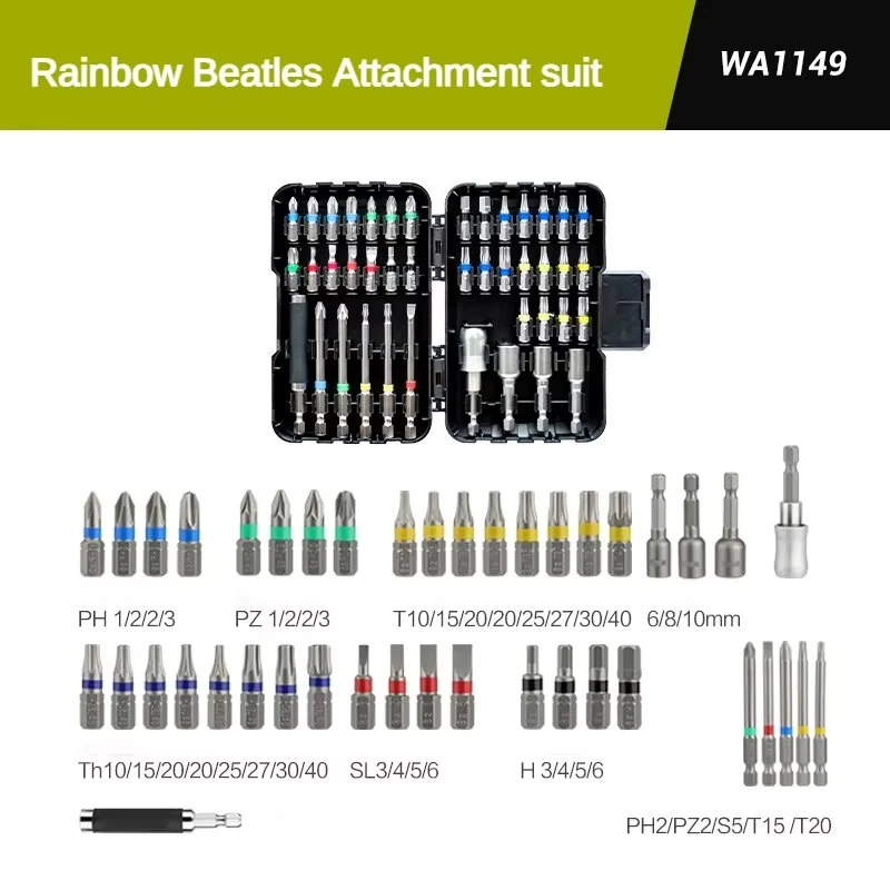 WORX WA1149 Drill Bits Set - Phillips Pozidriv Hex Torx | 114-Piece Precision Driver Kit - Image 4