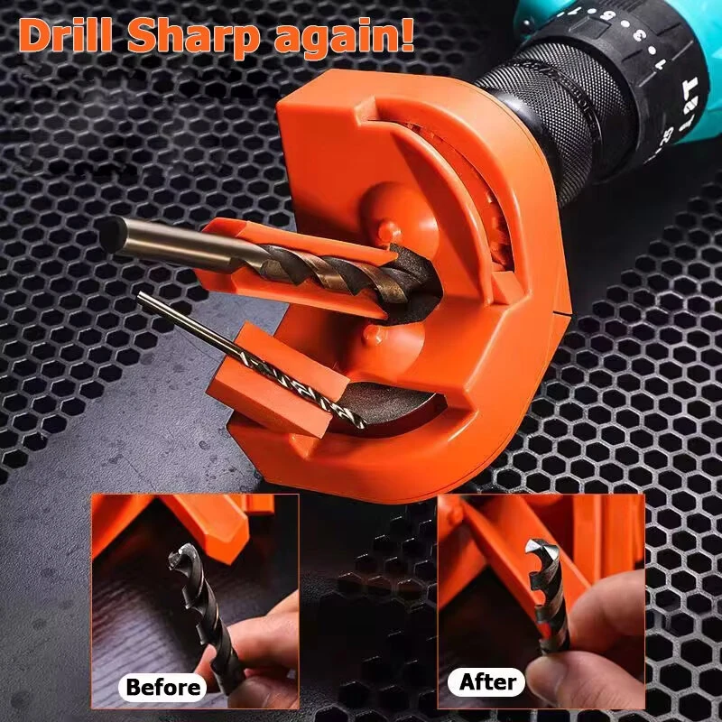 Multipurpose Drill Bit Grinder Sharpener | 3 Holders & 2 Wheels | Steel Construction - Image 5