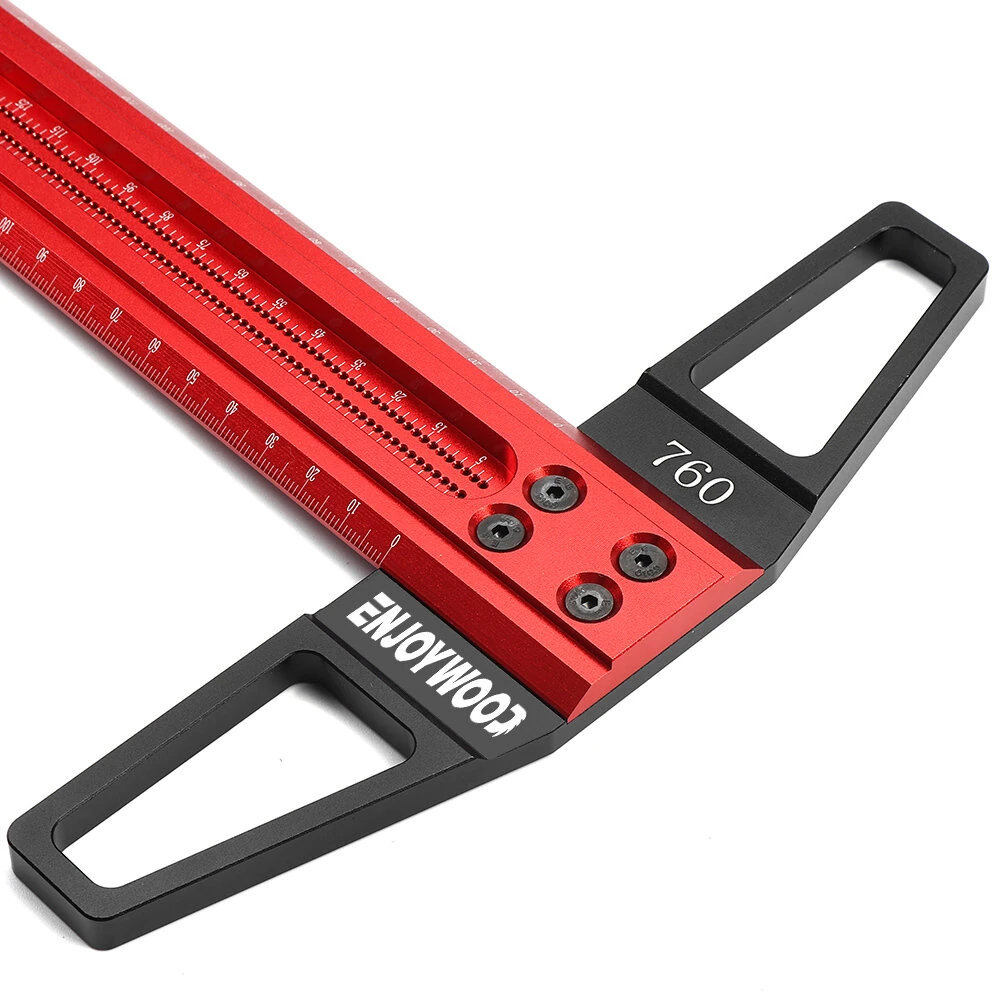 ENJOYWOOD TS Precision Woodworking Line Scriber - Aluminum Alloy Marking Gauge 300-760mm - Image 2